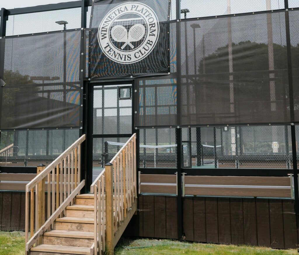 Picture of the Platform Tennis courts.