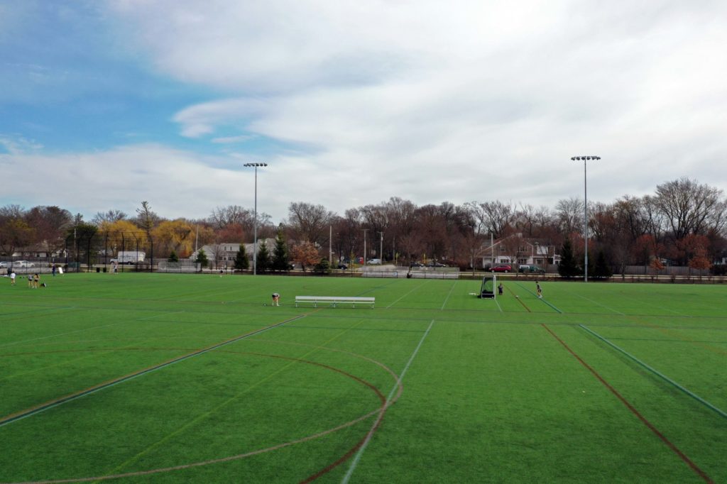 Skokie Playfield synthetic turf fields