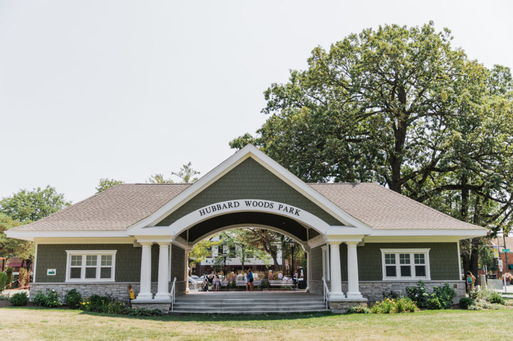 Hubbard Woods Park shelter