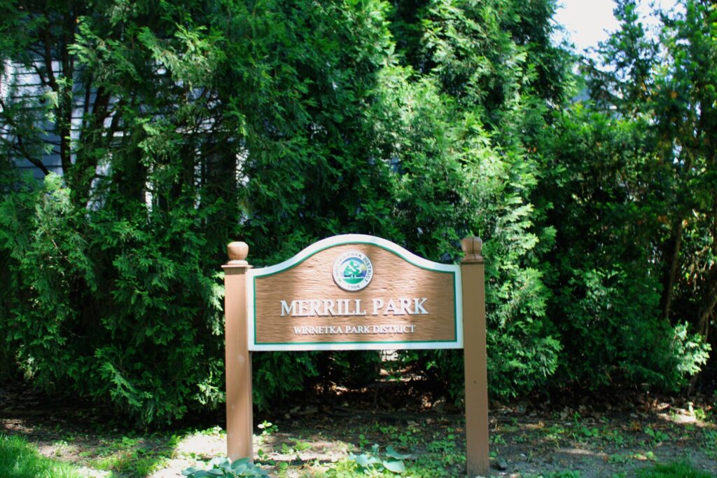 Merrill Park sign bed