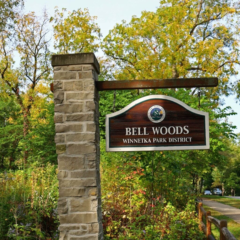 Bell Woods sign
