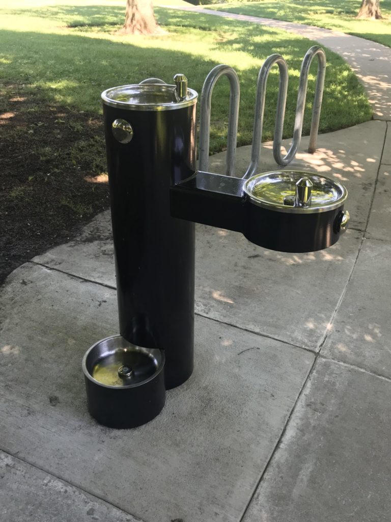 Centennial Beach drinking fountain