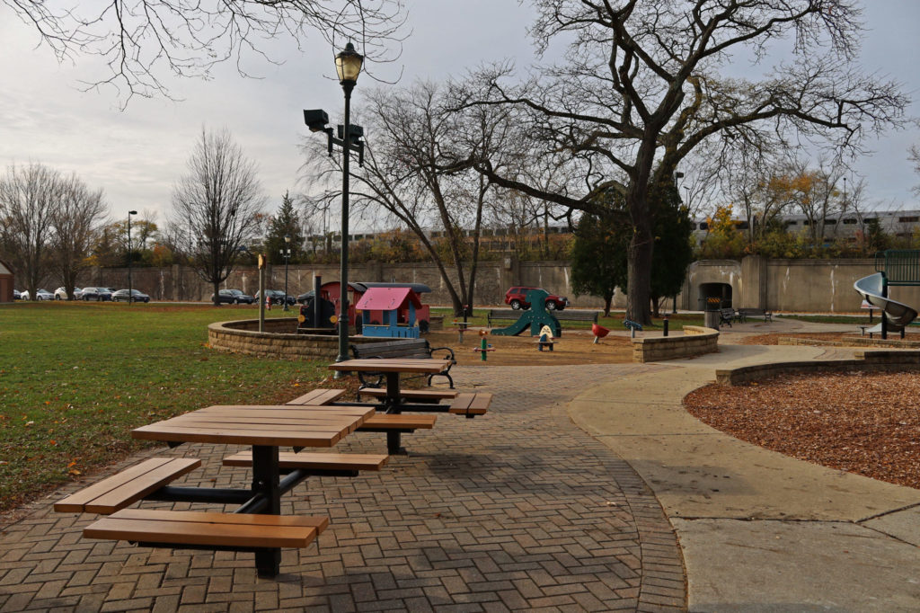 Indian Hill Park playground + benches