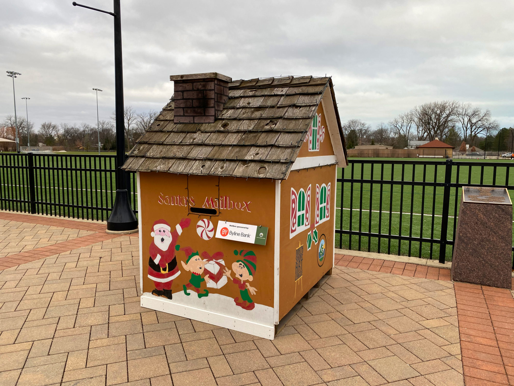 santa's mailbox at 540 Hibbard