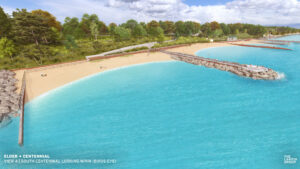 Scene 4 Centennial Beach Birds Eye View