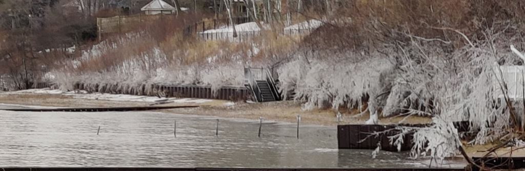 centennial beach in winter