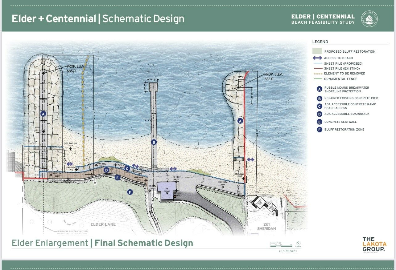 Elder Lane Beach Project Park District