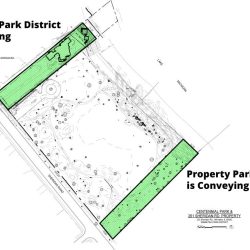 rendering of land the Park District is acquiring at Centennial Park