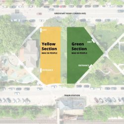 Section map for Wednesday in the Woods concerts