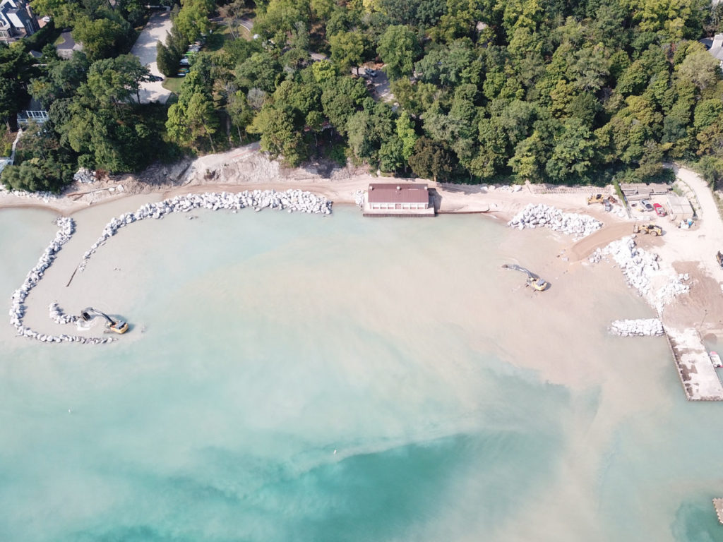 Lloyd Beach Breakwater Progress