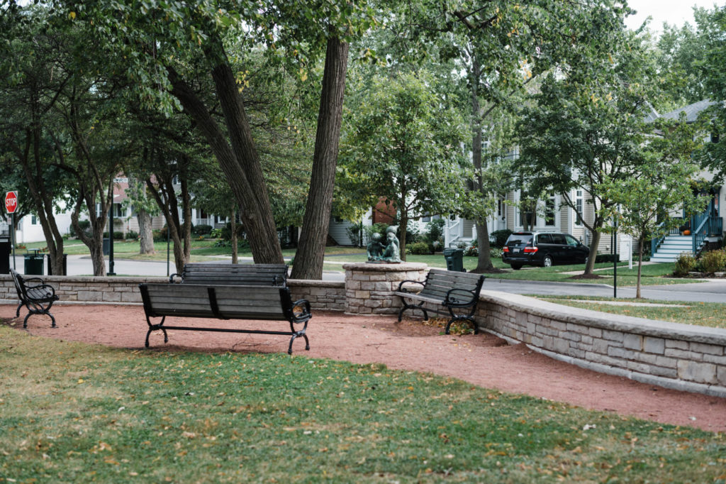 Dwyer Park benches + walking trail