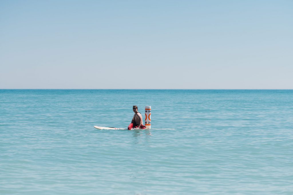 Tower Road Beach lifeguards